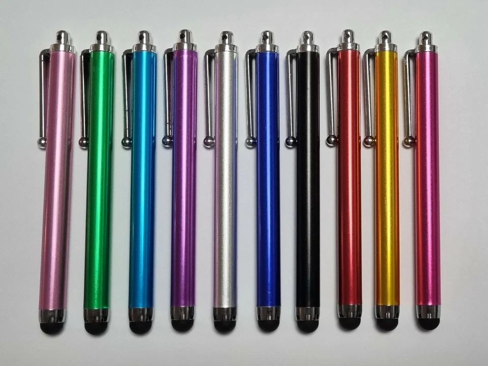 10x Universal Stylus Eingabestift Stift Metall Handy Tablet Smartphone Touch Pen - Bild 1 von 3