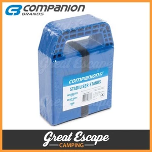Companion Caravan Stabiliser Leg Pads Anti Sink - Pack of 4 - Picture 1 of 7