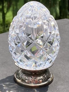 Waterford Crystal 1992 Annual Egg 3rd Edition Glass Sculpture Made in Ireland - Bild 1 von 9