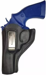 IWB 14Li Leather Revolver Holster fits Dan Wesson 357 black left-handed VlaMiTex - Picture 1 of 5