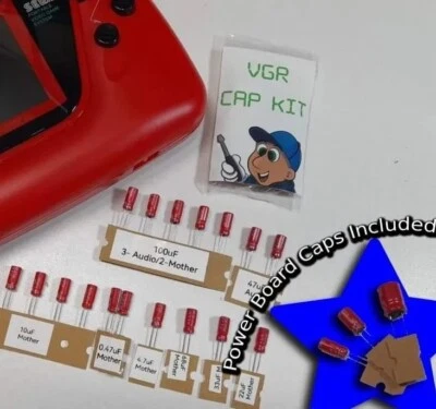 Game Gear Capacitor Kit (Full Replacement | VA0 - VA1) - Image 1 of 4