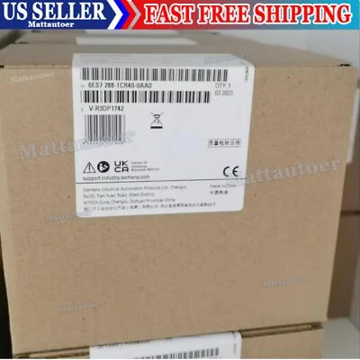 New Siemens 6ES7288-1CR40-0AA0 SIMATIC S7-200 SMART CPU CR40 6ES7 288-1CR40-0AA0 - Image 1 of 4