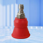 #F High-Pressure Sheath Nozzle Rubber Washer Sprayer Stainless Steel (Red)