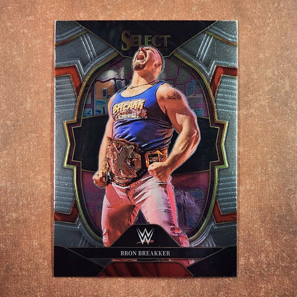 5-01-08 PWE . 2023 panini wwe select #23 bron breakker . concourse base - Image 1 of 2