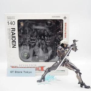[Excellent] Revoltech Yamaguchi 140 METAL GEAR RISING REVENGEANCE Figure Black - Picture 1 of 24