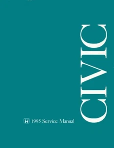 1995 Honda Civic Shop Service Repair Manual Book - Picture 1 of 7