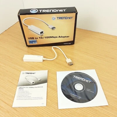 Trendnet USB 2.0 to 10/100Mbps Fast Ethernet Adapter TU2-ET100 - Image 1 of 4