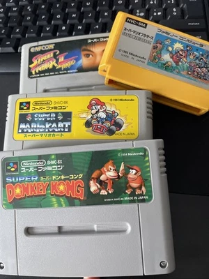 Giochi SNES e NES da Collezione - Super Mario Kart, Donkey Kong - Japan - Immagine 1 di 4