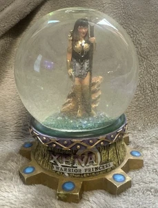 Rare Collectible Xena Warrior Princess Musical Snow Globe 1998 Tested Works - Picture 1 of 4