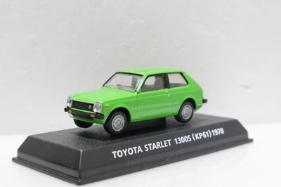 Konami 1/64 Toyota Starlet 1300S KP61 1978 Green Out of Print Japan - Image 1 of 4