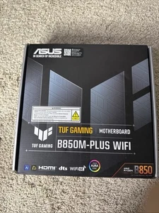 ASUS TUF GAMING B850m-PLUS WIFI AMD AM5 B850 MATX motherboard- Sealed - Afbeelding 1 van 7