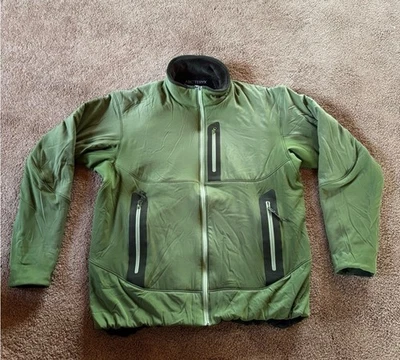 Vtg Arc'teryx Hyllus Fleece Covert Pile Fleece Polartec Jacket Green 2011 XL - Image 1 of 4