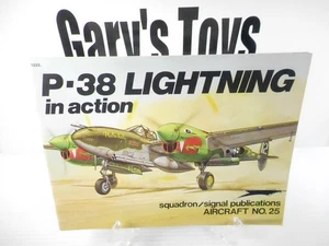 Squadron/Signal Publication #1025 P-38 Lighting In Action Free Shipping - Picture 1 of 2