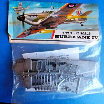 KIT Aereo HURRICANE IV - Airfix - 1:72 - Anni '60-'70 - VINTAGE - Immagine 1 di 2