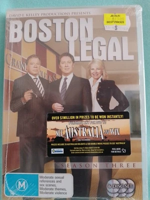 Boston Legal : Season Three 6 Disc Region 4 DVD New / Sealed - image 1 of 2