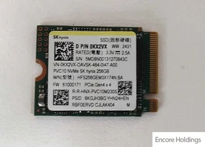 Dell (Hynix HFS256GEM3X174N) 256 GB Solid State Drive - M.2 2230-S2-M (M KX2VX - Picture 1 of 1