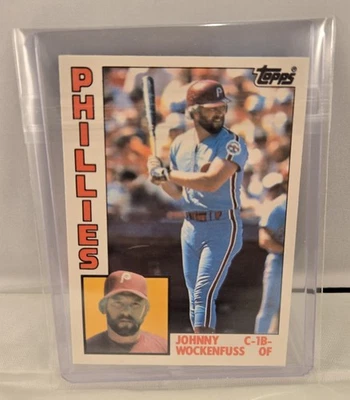 1984 Johnny Wockenfuss Topps Traded Series #130-T Baseball Card Near Mint-Mint - Image 1 of 2