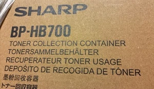 ✅BP-HB700 HB700 TONER COLLECTION CONTAINER FOR SHARP BP-50 C26 C31 C36 C45 C55 - Afbeelding 1 van 2