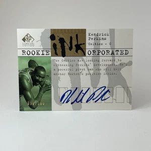 2003 SP Signature Edition Rookie INKorporated /100 Kendrick Perkins #RI-KP Auto - Picture 1 of 5