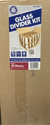 Packing Glass Divider Kit (Packs 30 Glasses) Fits HD Medium Box, New Sealed - Image 1 of 4
