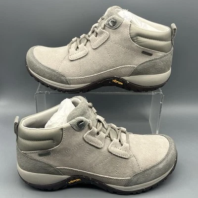 Dansko Pearla Women’s EU 38 US 7.5 - 8 Waterproof Boots Shoes Hiking Grey Suede - Image 1 of 4