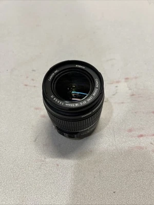 Canon EF-S 8114B002 18-55mm f/3.5-5.6 Lens - Image 1 of 4