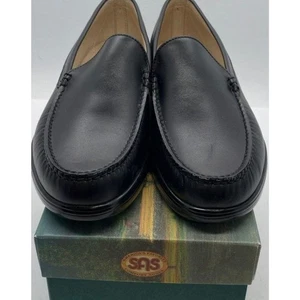 SAS Adult Mens Venetian 2010-013 Black Slip On Dress Loafer NIB 11.5 Excellent - Picture 1 of 7