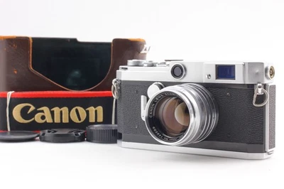 [A MINT] Canon VL Rangefinder 50mm f1.8 Leica screw L39 Silver Lens From JAPAN - Image 1 of 4