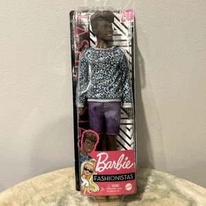 Ken Puppe Barbie Fashionista #153 African American Locks NFRB MIB - Bild 1 von 3