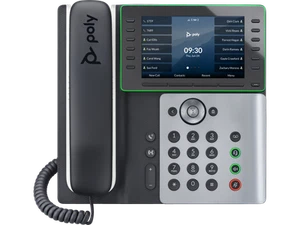Téléphone IP Poly Edge E500 et compatible PoE - Photo 1/4