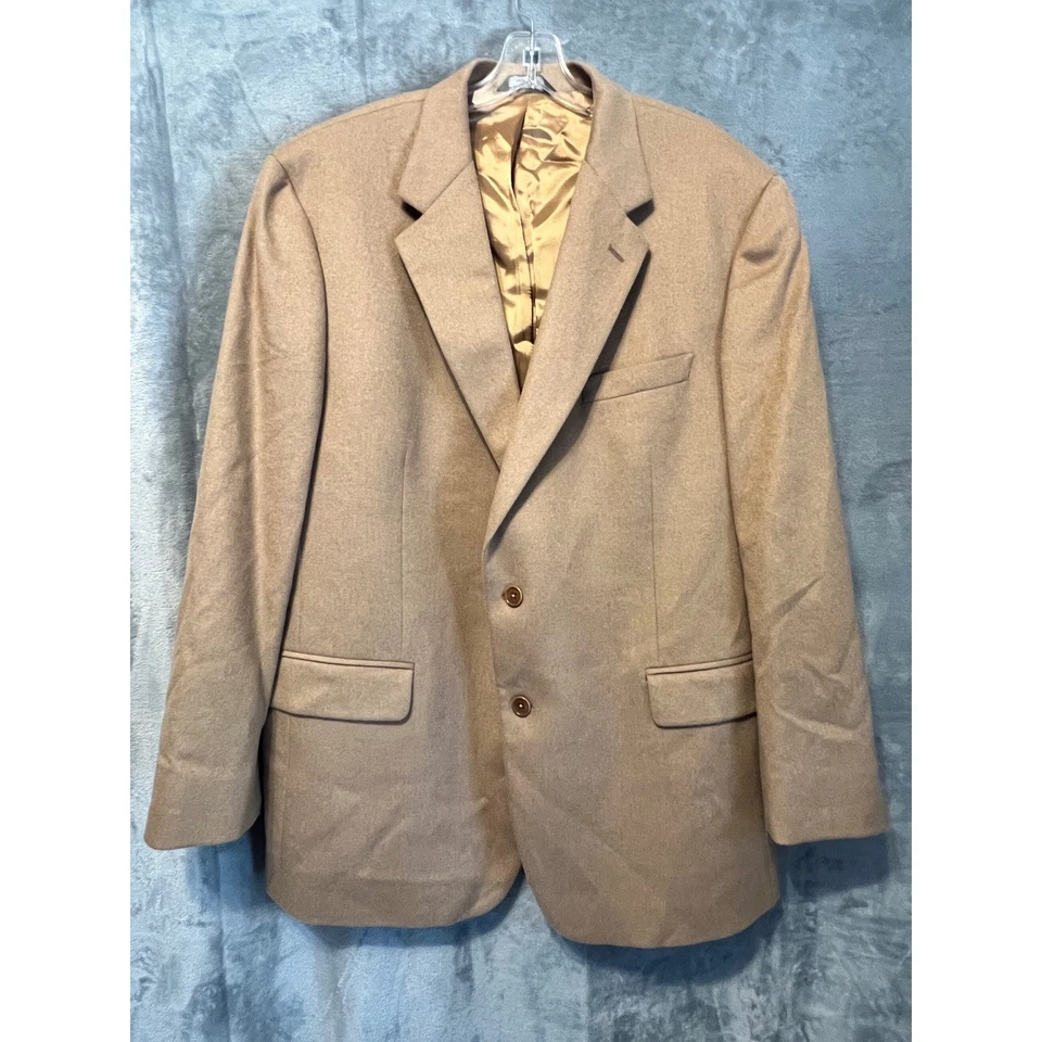 Blazer Brooks Brothers 46R Italiano Cabello Camel Para Hombre Chaqueta A Medida Camel Bronceado Foto 1 de 4