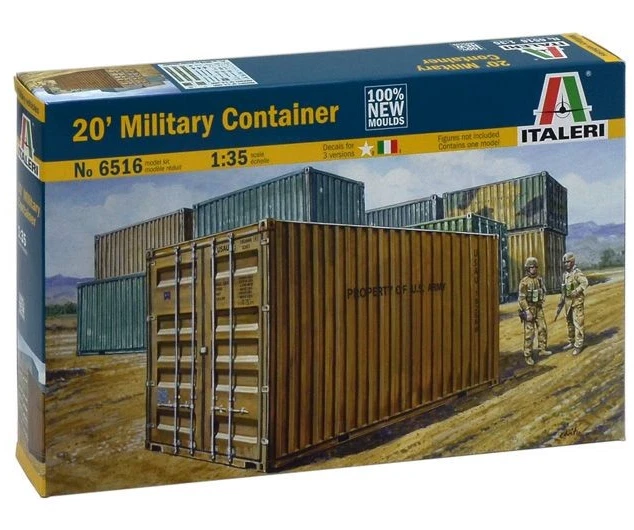 Italeri It6516 Military Container 20kit 1 35 Modellino (2218532)