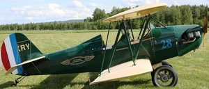 Celebrity Canada Fisher Flying Products Airplane Wood Model Replica Small New - Picture 1 of 1