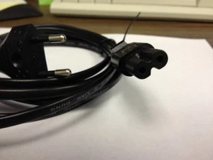 QUALTEK AC INTL SCHWARZ 6' EUROCORD 360007 2,5 X 0,75 MM NEU - Bild 1 von 1