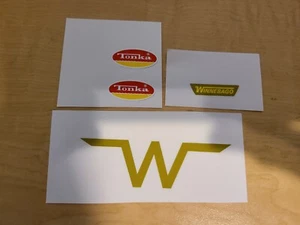  TONKA  WINNEBAGO Camper SET VINYL PEEL AND STICK  - Picture 1 of 1