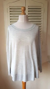 Pure Collection 100% Cashmere Curved Hem Featherweight Cashmere Jumper (UK 16) - Picture 1 of 15