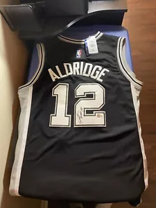 LaMarcus Aldridge Autographed San Antonio Spurs Jersey Signed Beckett Rare Hot - Picture 1 of 5