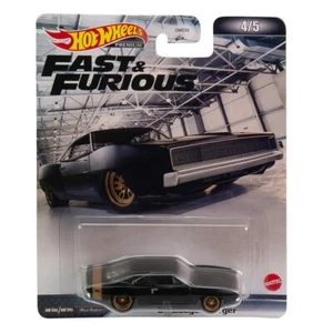 Hot Wheels 1:64 Fast & Furious 1968 Dodge Charger Black Diecast Model Car HCP17 - Picture 1 of 1