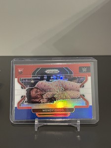 Wendy Choo 2022 Panini Prizm WWE Red White Blue Prizm SP #86 Rookie RC