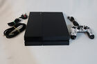 Sony Playstation 4 500gb In Black With An Afterglow Controller + Accessories