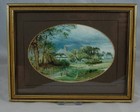 Royale Miniature Framed Print of Country Cottage