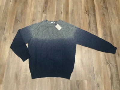 PETER MILLAR Merino Wool-Blend Dip Dye Crewneck Sweater MF20S82 Men's Sz XL - Image 1 of 4