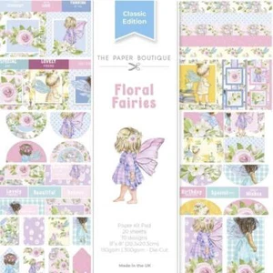 Creative Expressions The Paper Boutique 8 in x 8 in Paper Kit Pad - Floral Fairi - Picture 1 of 2