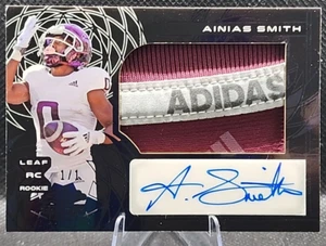 Ainias Smith 1/1 2024 Leaf Trinity Rookie RC Automático RPA Negro Philadelphia Eagles - Imagen 1 de 2