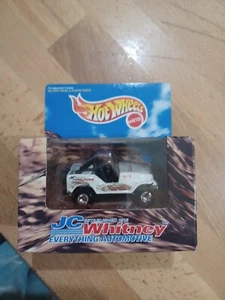 1997 Hot Wheels JC Whitney Limited Edition Real Rider Off Road Jeep - White - Picture 1 of 8