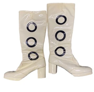60’s Style BIBA Gogo Boots Size 7 - Picture 1 of 2