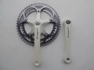 JUEGO DE MANIVELAS SLP SAKAE/RINGYO (SR) FX 52/42 - NUEVO DE LOTE ANTIGUO (para SCHWINN PREMIS) - Imagen 1 de 9