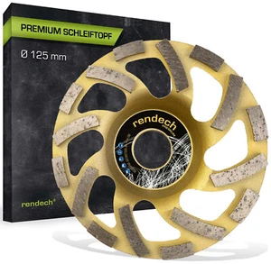 Premium Diamant Schleiftopf 1125 Beton Stein Granit | Schleifteller Topfscheibe - Bild 1 von 8