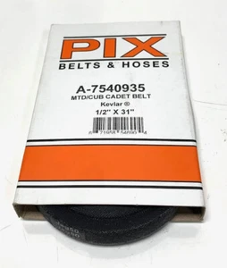 Cinturón Lanzador de Nieve 1/2′′ X 31′′ Hecho con Kevlar MTD 754-0935, 954-0935-A-7540935 + - Imagen 1 de 2
