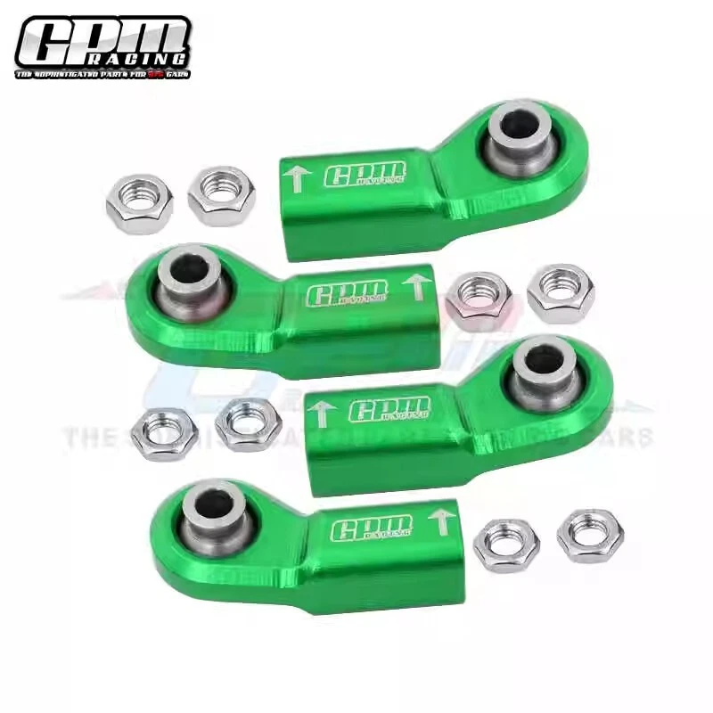 GPM CNC 7075 Aluminum Front Steering Rod Ends AXI254006 For  Axial SCX6 1/6 US - Image 1 of 1